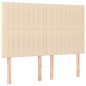vidaXL Cama box spring con colchón tela color crema 140x190 cm vidaXL Cama box spring con colchón tela color crema 140x190 cm