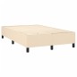 vidaXL Cama box spring con colchón y LED tela crema 120x200 cm vidaXL Cama box spring con colchón y LED tela crema 120x200 cm