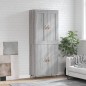 vidaXL Aparador alto madera contrachapada gris sonoma 69,5x34x180 cm vidaXL Aparador alto madera contrachapada gris sonoma 69,5x34x180 cm