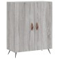 vidaXL Aparador alto madera contrachapada gris sonoma 69,5x34x180 cm vidaXL Aparador alto madera contrachapada gris sonoma 69,5x34x180 cm