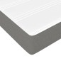 vidaXL Cama box spring con colchón tela gris oscuro 200x200 cm vidaXL Cama box spring con colchón tela gris oscuro 200x200 cm