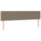 vidaXL Cama box spring con colchón tela gris taupe 160x200 cm vidaXL Cama box spring con colchón tela gris taupe 160x200 cm
