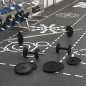vidaXL Juego de barras y mancuernas con discos 90 kg hierro fundido vidaXL Juego de barras y mancuernas con discos 90 kg hierro fundido