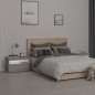vidaXL Mesitas de noche con luces LED 2 uds gris sonoma 60x35x40 cm vidaXL Mesitas de noche con luces LED 2 uds gris sonoma 60x35x40 cm