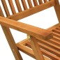 vidaXL Juego de comedor de jardín 5 piezas madera maciza de acacia vidaXL Juego de comedor de jardín 5 piezas madera maciza de acacia