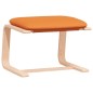 vidaXL Sillón de relax con taburete tela amarillo oscuro vidaXL Sillón de relax con taburete tela amarillo oscuro