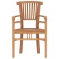 vidaXL Juego de comedor de jardín 7 piezas madera maciza de teca vidaXL Juego de comedor de jardín 7 piezas madera maciza de teca