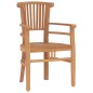 vidaXL Juego de comedor para jardín 5 piezas madera maciza de teca vidaXL Juego de comedor para jardín 5 piezas madera maciza de teca