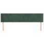 vidaXL Cabeceros 2 unidades de terciopelo verde oscuro 90x5x78/88 cm vidaXL Cabeceros 2 unidades de terciopelo verde oscuro 90x5x78/88 cm