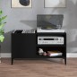 vidaXL Mueble para discos madera contrachapada negro 84,5x38x48 cm vidaXL Mueble para discos madera contrachapada negro 84,5x38x48 cm