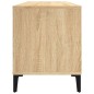 vidaXL Mueble discos madera contrachapada roble Sonoma 100x38x48 cm vidaXL Mueble discos madera contrachapada roble Sonoma 100x38x48 cm