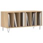 vidaXL Mueble discos madera contrachapada roble Sonoma 100x38x48 cm vidaXL Mueble discos madera contrachapada roble Sonoma 100x38x48 cm