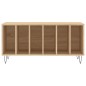 vidaXL Mueble discos madera contrachapada roble Sonoma 100x38x48 cm vidaXL Mueble discos madera contrachapada roble Sonoma 100x38x48 cm