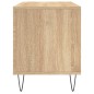 vidaXL Mueble discos madera contrachapada roble Sonoma 100x38x48 cm vidaXL Mueble discos madera contrachapada roble Sonoma 100x38x48 cm