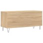 vidaXL Mueble discos madera contrachapada roble Sonoma 100x38x48 cm vidaXL Mueble discos madera contrachapada roble Sonoma 100x38x48 cm