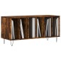 vidaXL Mueble discos madera contrachapada roble ahumado 100x38x48 cm vidaXL Mueble discos madera contrachapada roble ahumado 100x38x48 cm