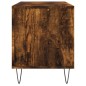 vidaXL Mueble discos madera contrachapada roble ahumado 100x38x48 cm vidaXL Mueble discos madera contrachapada roble ahumado 100x38x48 cm