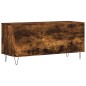 vidaXL Mueble discos madera contrachapada roble ahumado 100x38x48 cm vidaXL Mueble discos madera contrachapada roble ahumado 100x38x48 cm