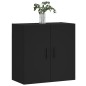 vidaXL Armario de pared madera de ingeniería negro 60x31x60 cm vidaXL Armario de pared madera de ingeniería negro 60x31x60 cm