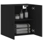 vidaXL Armario de pared madera de ingeniería negro 60x31x60 cm vidaXL Armario de pared madera de ingeniería negro 60x31x60 cm