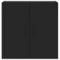 vidaXL Armario de pared madera de ingeniería negro 60x31x60 cm vidaXL Armario de pared madera de ingeniería negro 60x31x60 cm