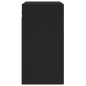 vidaXL Armario de pared madera de ingeniería negro 60x31x60 cm vidaXL Armario de pared madera de ingeniería negro 60x31x60 cm