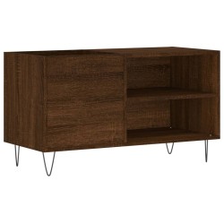 vidaXL Mueble de discos madera de ingeniería marrón roble 85x38x48 cm