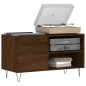 vidaXL Mueble de discos madera de ingeniería marrón roble 85x38x48 cm vidaXL Mueble de discos madera de ingeniería marrón roble 85x38x48 cm