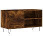 vidaXL Mueble de discos madera de ingeniería roble ahumado 85x38x48 cm vidaXL Mueble de discos madera de ingeniería roble ahumado 85x38x48 cm