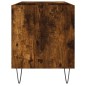 vidaXL Mueble de discos madera de ingeniería roble ahumado 85x38x48 cm vidaXL Mueble de discos madera de ingeniería roble ahumado 85x38x48 cm