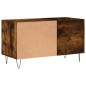 vidaXL Mueble de discos madera de ingeniería roble ahumado 85x38x48 cm vidaXL Mueble de discos madera de ingeniería roble ahumado 85x38x48 cm