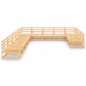 vidaXL Juego de muebles de jardín 11 piezas madera maciza de pino vidaXL Juego de muebles de jardín 11 piezas madera maciza de pino