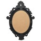 vidaXL Espejo de pared estilo castillo negro 56x76 cm vidaXL Espejo de pared estilo castillo negro 56x76 cm