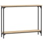 vidaXL Mesa consola madera de ingeniería roble Sonoma 100x22,5x75 cm