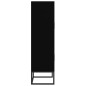 vidaXL Aparador alto madera contrachapada negro 70x35x125 cm vidaXL Aparador alto madera contrachapada negro 70x35x125 cm