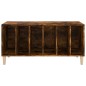 vidaXL Mueble discos madera contrachapada roble ahumado 100x38x48 cm vidaXL Mueble discos madera contrachapada roble ahumado 100x38x48 cm