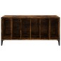 vidaXL Mueble discos madera contrachapada roble ahumado 100x38x48 cm vidaXL Mueble discos madera contrachapada roble ahumado 100x38x48 cm