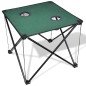 Mesa plegable para camping, color verde oscuro Mesa plegable para camping, color verde oscuro