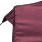 vidaXL Carpa plegable profesional y paredes aluminio rojo tinto 6x3m