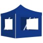 vidaXL Carpa plegable profesional con paredes aluminio azul 2x2 m vidaXL Carpa plegable profesional con paredes aluminio azul 2x2 m