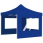 vidaXL Carpa plegable profesional con paredes aluminio azul 2x2 m vidaXL Carpa plegable profesional con paredes aluminio azul 2x2 m