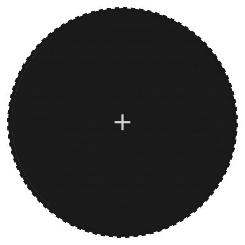 vidaXL Lona de salto para cama elástica redonda tela negro 4,57 m vidaXL Lona de salto para cama elástica redonda tela negro 4,57 m