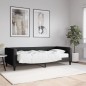 vidaXL Sofá cama con colchón tela negro 90x190 cm vidaXL Sofá cama con colchón tela negro 90x190 cm