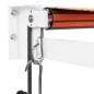 vidaXL Toldo retráctil automático naranja y marrón 5x3 m vidaXL Toldo retráctil automático naranja y marrón 5x3 m