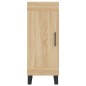 vidaXL Aparador de madera contrachapada roble Sonoma 34,5x34x180 cm vidaXL Aparador de madera contrachapada roble Sonoma 34,5x34x180 cm