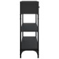 vidaXL Mesa consola madera de ingeniería negra 72,5x25x75 cm vidaXL Mesa consola madera de ingeniería negra 72,5x25x75 cm