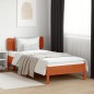 vidaXL Cabecero de cama madera maciza de pino marrón cera 100 cm vidaXL Cabecero de cama madera maciza de pino marrón cera 100 cm