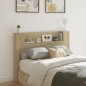 vidaXL Cabecero de cama con luz LED roble Sonoma 140x16,5x103,5 cm vidaXL Cabecero de cama con luz LED roble Sonoma 140x16,5x103,5 cm