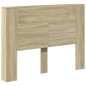 vidaXL Cabecero de cama con luz LED roble Sonoma 140x16,5x103,5 cm vidaXL Cabecero de cama con luz LED roble Sonoma 140x16,5x103,5 cm