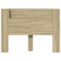 vidaXL Cabecero de cama con luz LED roble Sonoma 140x16,5x103,5 cm vidaXL Cabecero de cama con luz LED roble Sonoma 140x16,5x103,5 cm